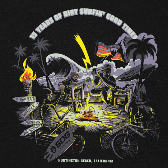 PLAYERA SDG DIRT SURFIN' GOOD TIMES