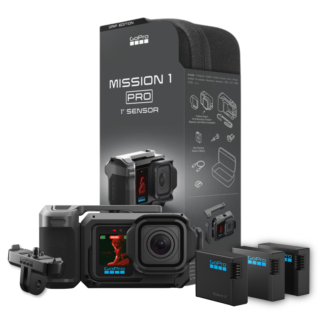 GOPRO MISSION 1 PRO EDICION GRIP + MAGNETICO Y 2 BATERIAS GRATIS