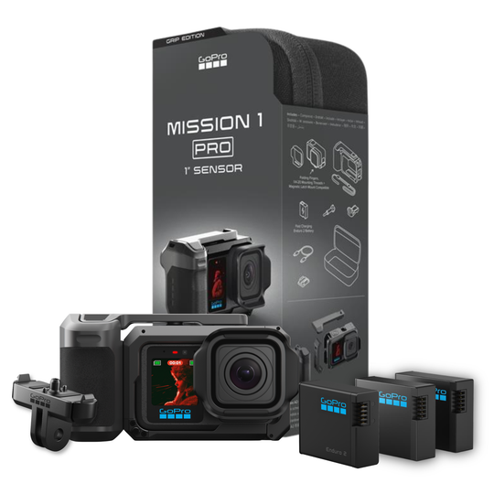 GOPRO MISSION 1 PRO EDICION GRIP + MAGNETICO Y 2 BATERIAS GRATIS