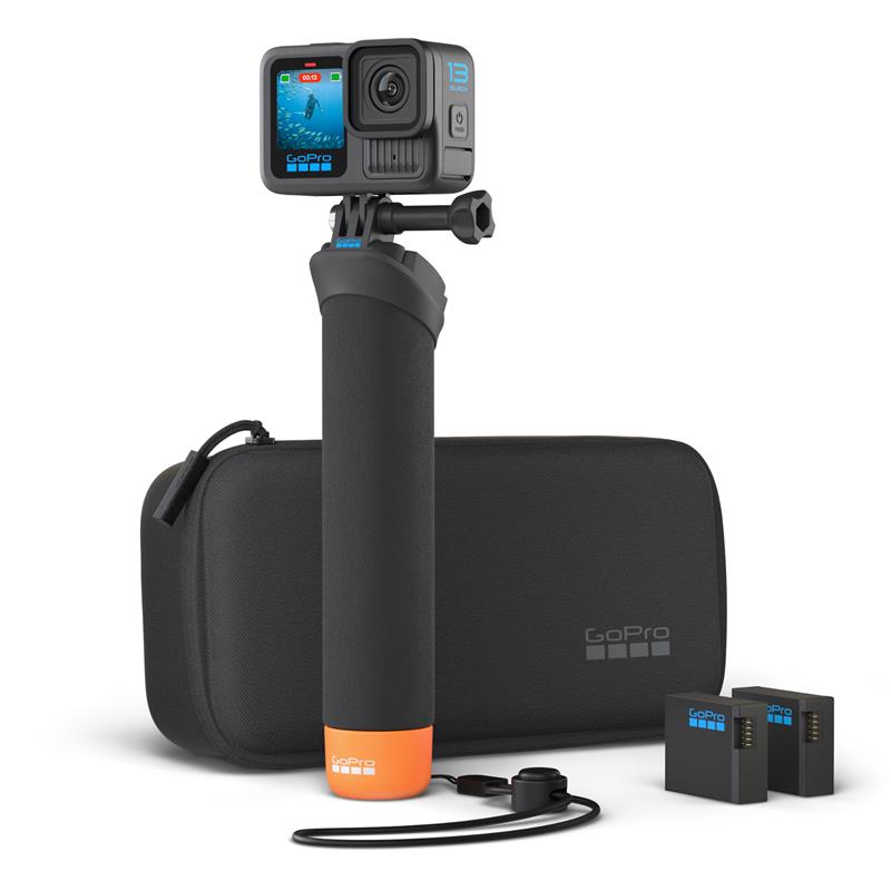 CAMARA GOPRO HERO 13 BLACK + KIT AVENTURA DE REGALO Y BATERIA EXTRA